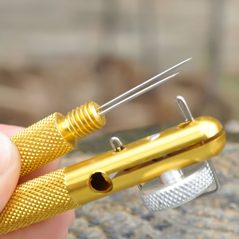 Aluminum Fishing Line Hook Tier Knotter Needle Knots Tie Device Outdoor