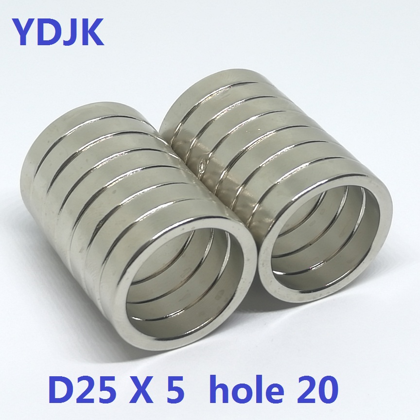 2pcs Strong Large Neodymium 30mm x 3mm With 3mm Hole NdFeb Ring Disc Hole Magnet 
