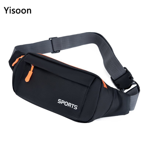 Fashion Men's Multicolor Waist Packs Waterproof Running Bag Outdoor Sports Belt Bag Riding Mobile Phone Fanny Pack Gym Belt Bags ► Photo 1/6