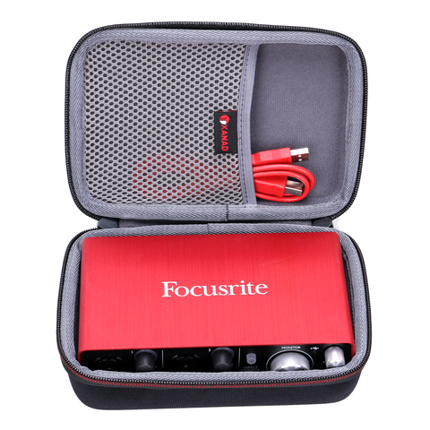 XANAD Waterproof EVA Hard Case for Focusrite Scarlett Solo (2nd Gen) USB Audio Interface with Pro Tools | First ► Photo 1/5