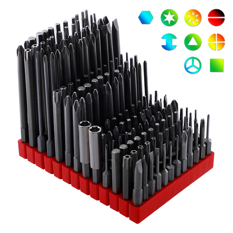 12 Sets 50mm/ 75mm/100mm S2 Screwdriver Bits 1/4'' Hex Shank Screwdriver Set Magnetic Electric Screw Driver Bits for Hand Tools ► Photo 1/6