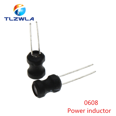 10pcs 0608 6*8mm I-shape Power Inductor Inductance Copper Coil 1MH 68uh 100uh 150UH 220 330 470 uH 2.2MH 3.3MH 4.7MH 10MH Hot ► Photo 1/3
