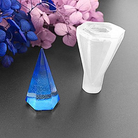 Cone DIY Silicone Mold Mould 3D For Resin Pendant Jewelry Craft Making Tool Candle Mold Soap Making Cake Decorations ► Photo 1/6