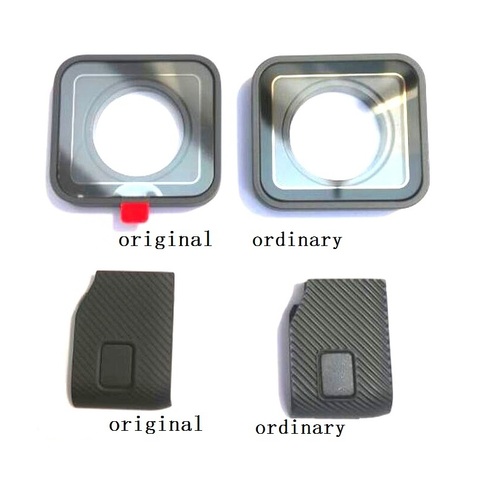 Original Accessories For GoPro Hero 7 6 5 4 Black Sports Camera Front Door/Faceplate/UV Filter Glass Lens/USB Cap Battery Cover ► Photo 1/6