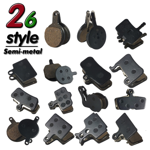 4 Pair (8pcs) Bicycle disc Brake Pads For SHIMANO SRAM AVID ZOOM Hayes MAGURA FORMULA  MTB bike semi-metallic Accessories ► Photo 1/6