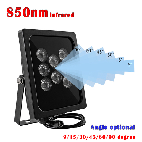 NEOCoolcam 8pcs Array LEDS laser IR illuminator 850nm infrared IR Light Outdoor CCTV Fill Light Night Vision for CCTV Camera ► Photo 1/6