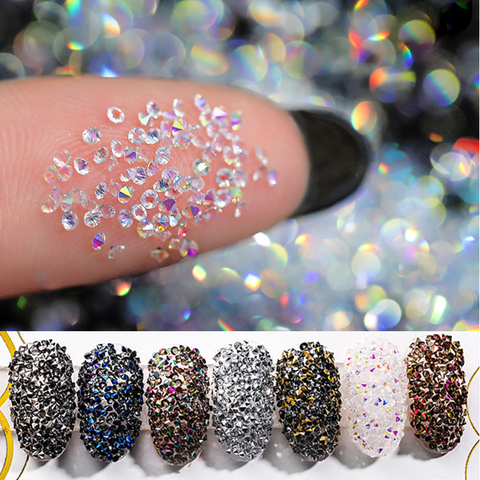 HNUIX 3D Nail Art Decorations Rhinestones For Nails Strass uv gel Micro  Zircons Crystals Stones Zirconium Manicure Decoration - Price history &  Review, AliExpress Seller - HNUIX Official Store