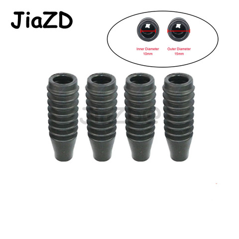 4 pcs Rubber Super Scale Shock Boot Dust Cover for 1/8 RC Short-Course Truck HONGNOR X3E Kyosho TRX4 46 HOBAO 8SC MT HPI JiaZD ► Photo 1/6