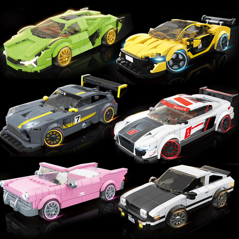 Speed Champions Super Race car F1 Great Vehicle Racing model Building blocks bricks sports Kits sets Technic city ► Photo 1/6