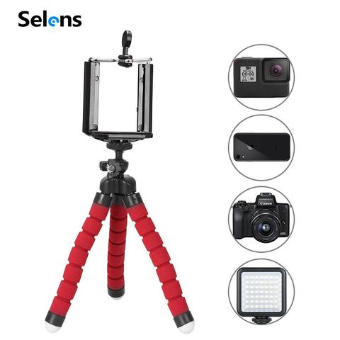 Tripod for Phone Flexible Sponge Octopus Mini Tripod for IPhone Mini Camera Tripod Phone Holder Clip Stand ► Photo 1/6