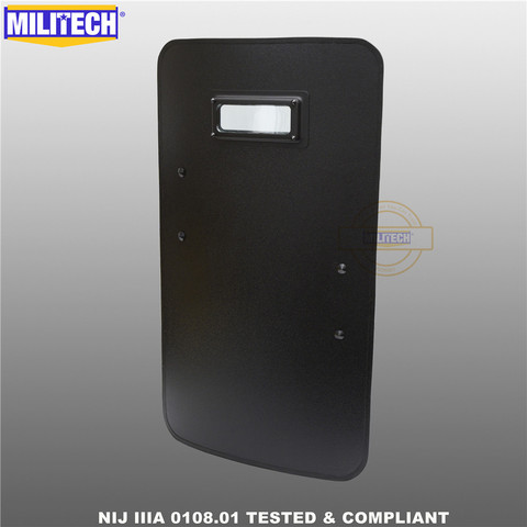 MILITECH 19.7'' x 35.4'' Or 50cm x 90cm Ultra Light Weight UHMWPE NIJ IIIA 3A 0108.01 Shield Bulletproof Ballistic Shield ► Photo 1/3