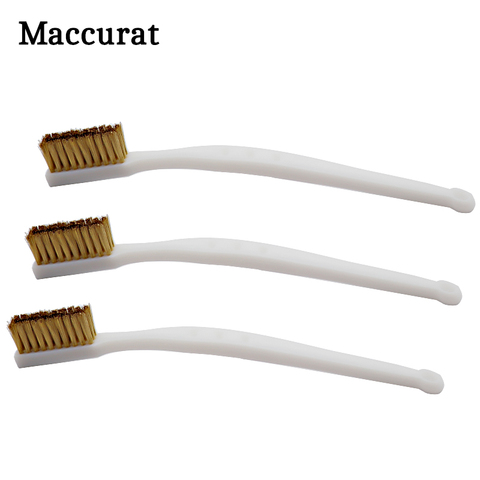 Copper Wire Toothbrush Copper Brush Handle 3D printer nozzle cleaning Hot bed cleaning 3D print cleaning ► Photo 1/6