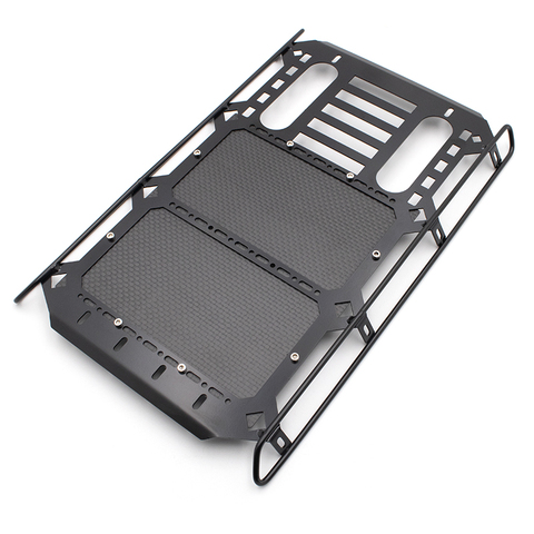 KYX Racing Metal Roof Rack with Carbon Fibre Panel 253x168mm Upgrades Parts Accessories for RC Crawler Car Traxxas TRX4 G500 ► Photo 1/5