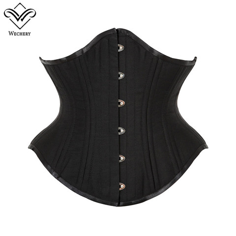 Lace Up Waist Trainer Control Cinchers Women Wide Girdle Back Support Steel Boned Underbust Corset Tops Slimming Reducing Belts ► Photo 1/6