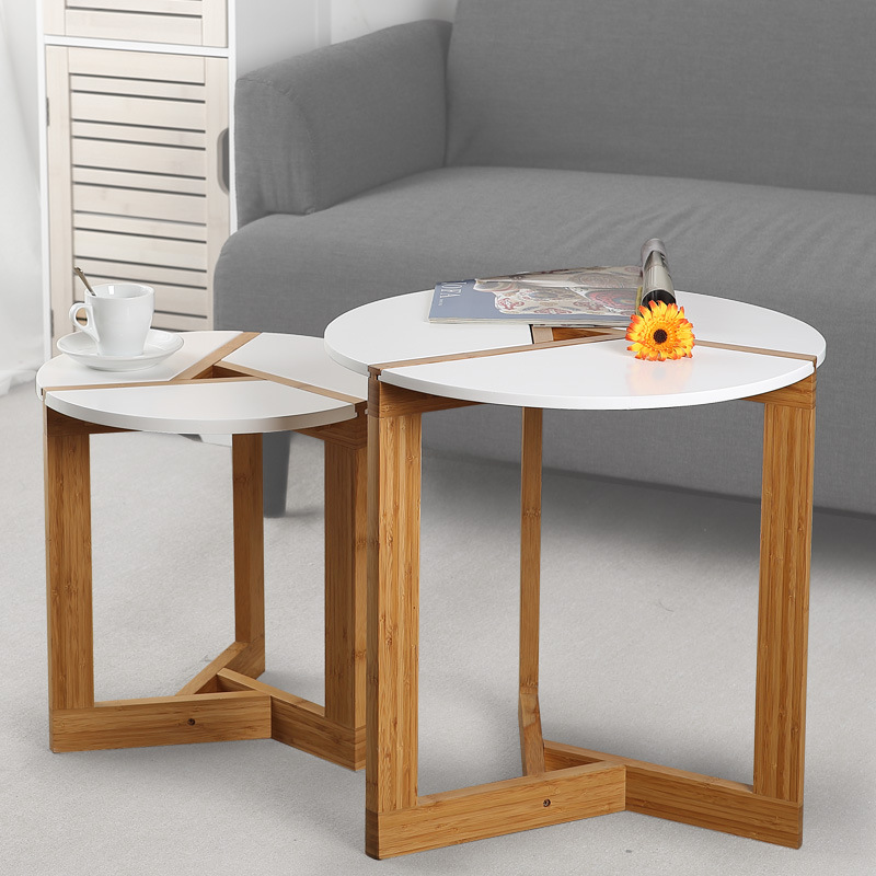 History Review On Tea Table End, Small Round Bamboo Coffee Table