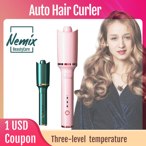 Spiral Waver Hair Curler Electric Magic Curling Iron Automatic Styling Machine Rotating 2022 New Fashion Design ► Photo 1/6