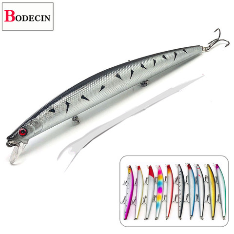 Minnow Crankbait Fishing Lure Hard/Big/Artificial Bait Tight Wobble Slow Sinking Jerkbait/Wobbler Fishing Tackle/Baubles Bass ► Photo 1/6