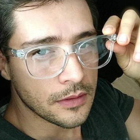 Retro Eyeglasses Frames Men Anti Blue Light Glasses Computer Women Glasses Frame Optical Transparent Gafas De Marca ► Photo 1/5