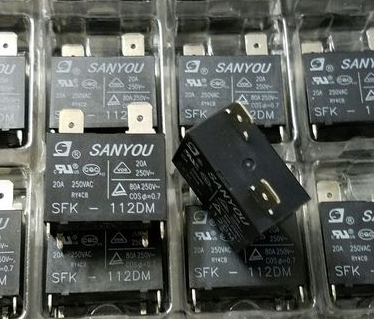 10pcs/lot 100% Original SANYOU relay SFK-112DM 12V 20A 250VAC for Air conditioner DC Mini Power Relay ► Photo 1/1