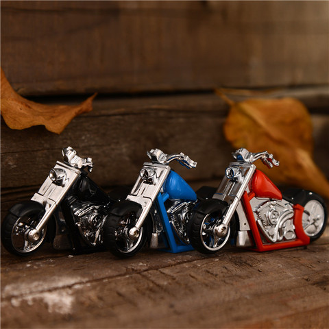 Motorcycle Unusual Creativity Personalise Gas Lighters Mini Funny Cigarette Lighter Cigar Pipe Gadgets for Men Gift Lighters ► Photo 1/6