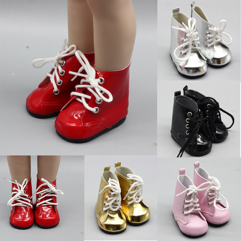 7cm doll shoes for 43cm born baby Doll Shoes sneackers fit For 18 inch Doll shoes Toy Boots Doll Accessories ► Photo 1/6