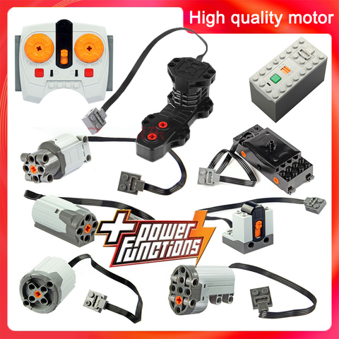 Technic parts motor multi power functions tool servo blocks train 8293 8883 motor PF model sets building Compatible All Brands ► Photo 1/6