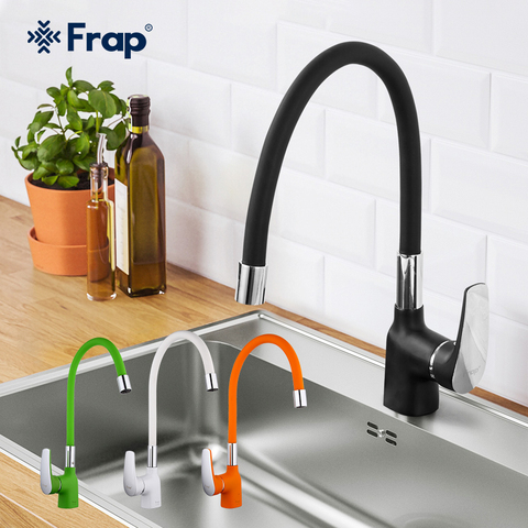 Frap New Arrival  Silica Gel Nose Any Direction Kitchen Faucet Cold and Hot Water Mixer Torneira Cozinha Crane F4453 ► Photo 1/6