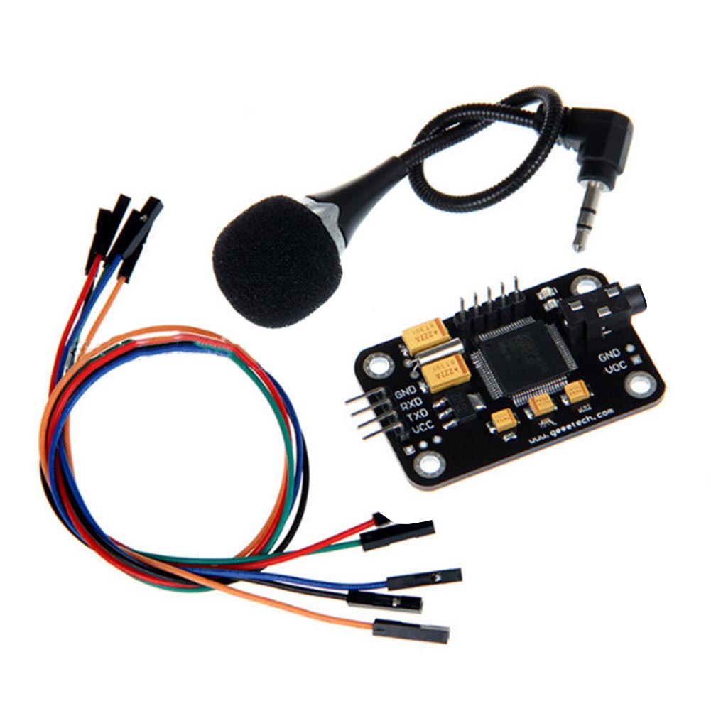 Control Jumper Wire Black With Microphone Voice Recognition Module 