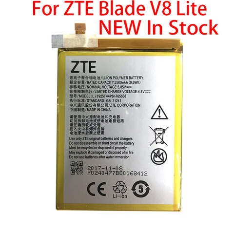 Price History Review On 100 Original 2500mah Battery For Zte Blade V8 Lite 5 0 Inch Li3925t44p6h Phone Latest Production High Quality Battery Aliexpress Seller Shop52i8168 Store Alitools Io