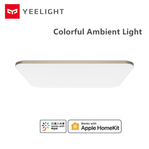 2022 New YEELIGHT 50W Smart LED Ceiling Lights Colorful Ambient Light Homekit smart APP Control AC 220V For Living Room ► Photo 1/6