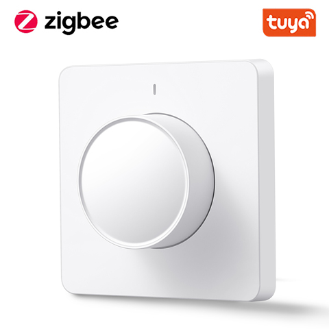 Tuya Zigbee Smart Dimmer Switch Remote Control Rotary Dimmer Control Compatiable With Alexa Google Home Assitant ► Photo 1/6