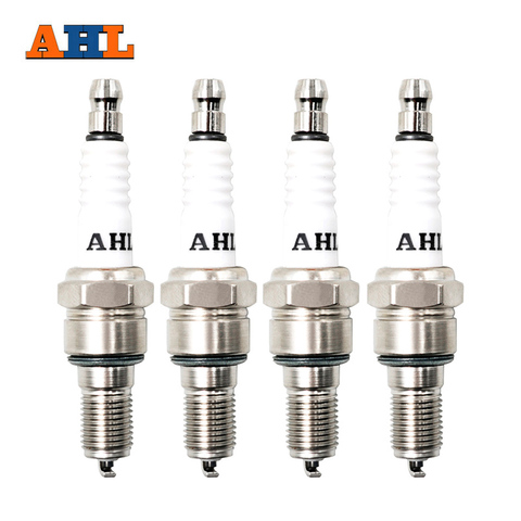 AHL Motorcycle Ignition Spark Plug For Honda AX-1 250 CB-1 NC27 CB400 CB500 CBF125 CBF250 CBR1000RR CBR250 CBR600RR CR125R CHF50 ► Photo 1/6