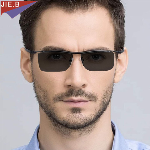Transition Type Color Changing Reading Glasses Men's And Women's Sunglasses Stitanium Alloy Frame Change Reading Diopter Glasses ► Photo 1/6