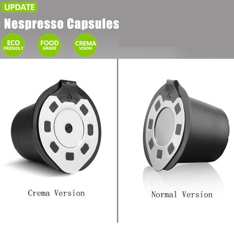 Upgraded Crema Version Coffee Capsules Reusable Coffee Filter For Nespresso capsula reutilizavel nespresso ► Photo 1/6