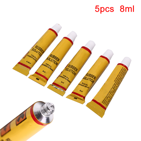 5pcs 8 ML Cement Rubber Inner Tube Repair Puncture Cold Patch Solution kit Adhesive Glue Bike Glue Bicycle Repair Tool ► Photo 1/6