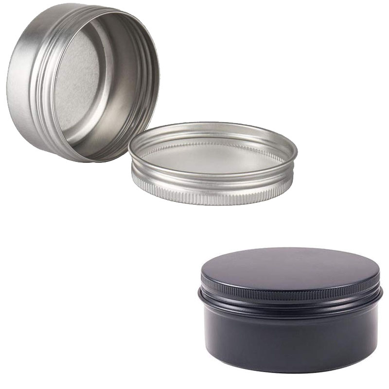 Details about   24PCS/ 1oz Silver Aluminum Round Lip Metal Tin Storage Jar Balm Container & Lid 