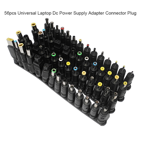 56pcs Universal Laptop AC DC Jack Power Supply Adapter Connector Plug for HP Dell Lenovo Acer Toshiba Notebook Cable Cord ► Photo 1/5