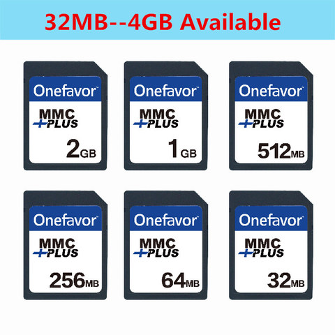 onefavor 13Pins MultiMedia Card 32MB 64MB 128MB 256MB 512MB 1GB 2GB 4GB MMC Plus Memory Card for Old Camera ► Photo 1/6