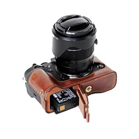 New Pu Leather Camera Case Half Body For FujiFilm XT2 XT3 FUJI X-T2 X-T3 Camera bottom cover ► Photo 1/5