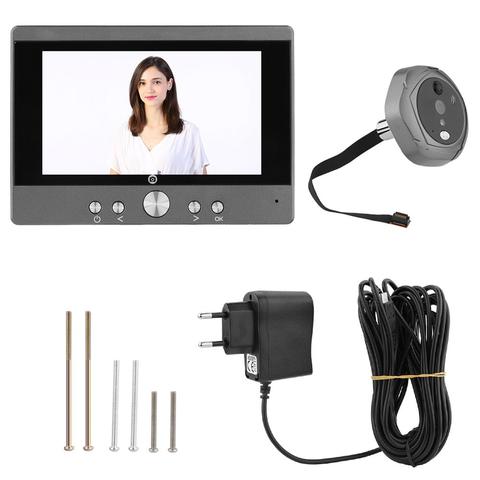 5 Inch Wifi Wireless Digital Intercom Doorbell Viewer Home Security door bell waterproof no battery wifi doorbell campainha ► Photo 1/6