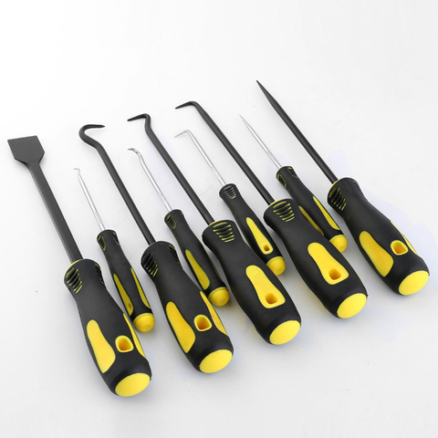 Hook Pick Set Car Repair Oil Seal O-Ring Remover Hand Tool 4Pcs 9Pcs Air Cylinder Cleaning Set Tools Oil Seal Screw Drive Puller ► Photo 1/6