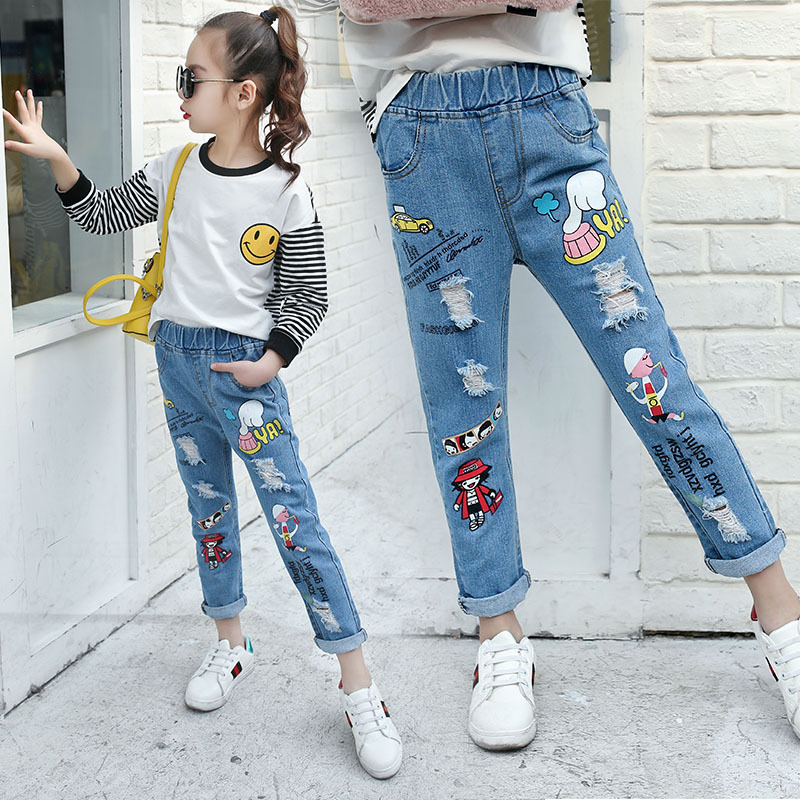 11 years girl jeans top