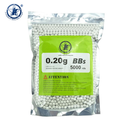 AOLS Airsoft AEG Paintball BBs 6mm 0.12g/5000rds 0.25g/3000rds 0.3g/2500rds 0.3g/3300rds a pack High Grade Hunting Shooting Ball ► Photo 1/5