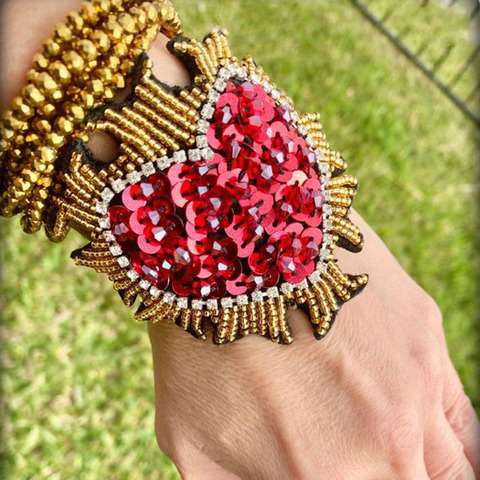 Red Love Heart BraceletS MIYUKI Pulseras Mujer Vintage Crystal Tassel Adjustable Blue Evil Eye Bracelets For Women Jewelry Gift ► Photo 1/6