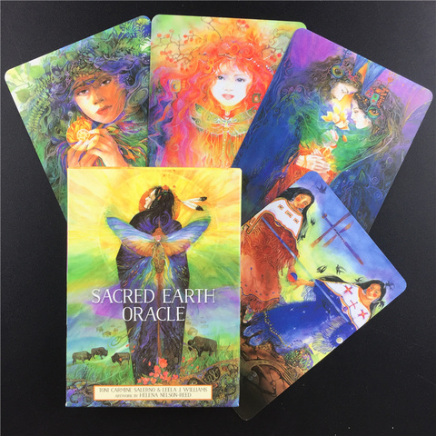 Sacred Earth Oracle Cards Family Games Set Party Supplies Board Game Entertainment Tarot Cards Deck ► Photo 1/6