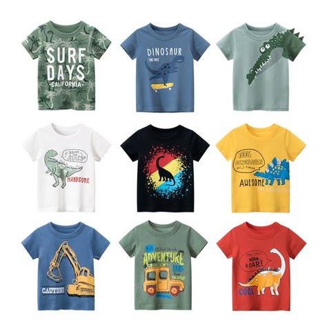 Buy Online Yocute Childern T Shirt Summer 21 New Kids Clothing Cotton Baby Boys Clothes Casual Style Cartoon Design Toddler Boy T Shirt Alitools