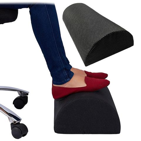 New 1pc Durable Soft Polyester Under Desk Foot Rest Cushion Ergonomic Leg Resilient Office Foam Footrest Pillow ► Photo 1/6