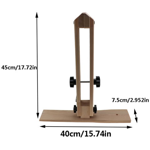 Clamping tools for leather crafts wooden tools set of hand tools table sewing desk tools horse clamp Pony ► Photo 1/6