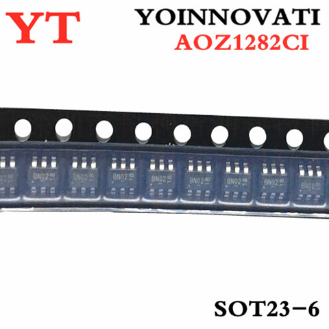 10pcs/lot AOZ1282CI AOZ1282 BN 1282 1.2A SOT23-6 IC ► Photo 1/3