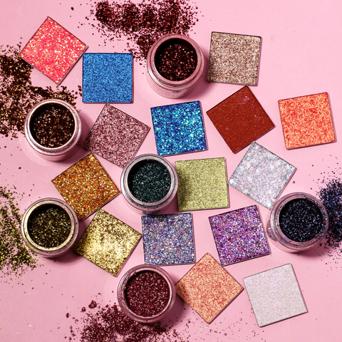 FOCALLURE glitter Eyeshadow pigment powder Green glitter Shimmer Matte Palette Shining Diamond 12 Colors shadow Cosmetic ► Photo 1/6